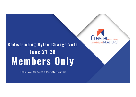 GMAR Redistricting Bylaw Change Vote