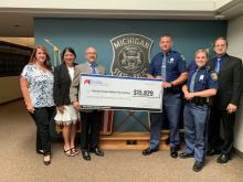 GMAR Michigan State Police and Guardian Angels Medical Service Dogs Donation